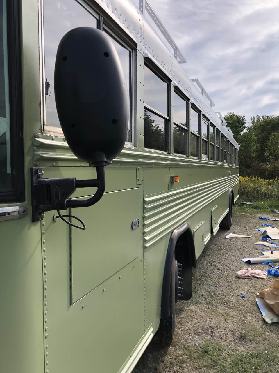 The Roaming Fowler Bus A 2004 Blue Bird All-American - bus conversion photo