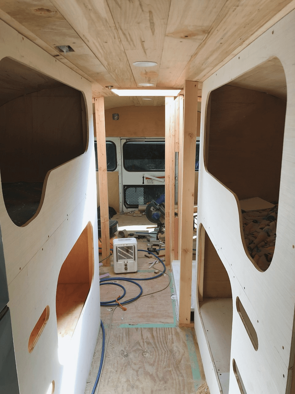 The Roaming Fowler Bus A 2004 Blue Bird All-American - bus conversion photo
