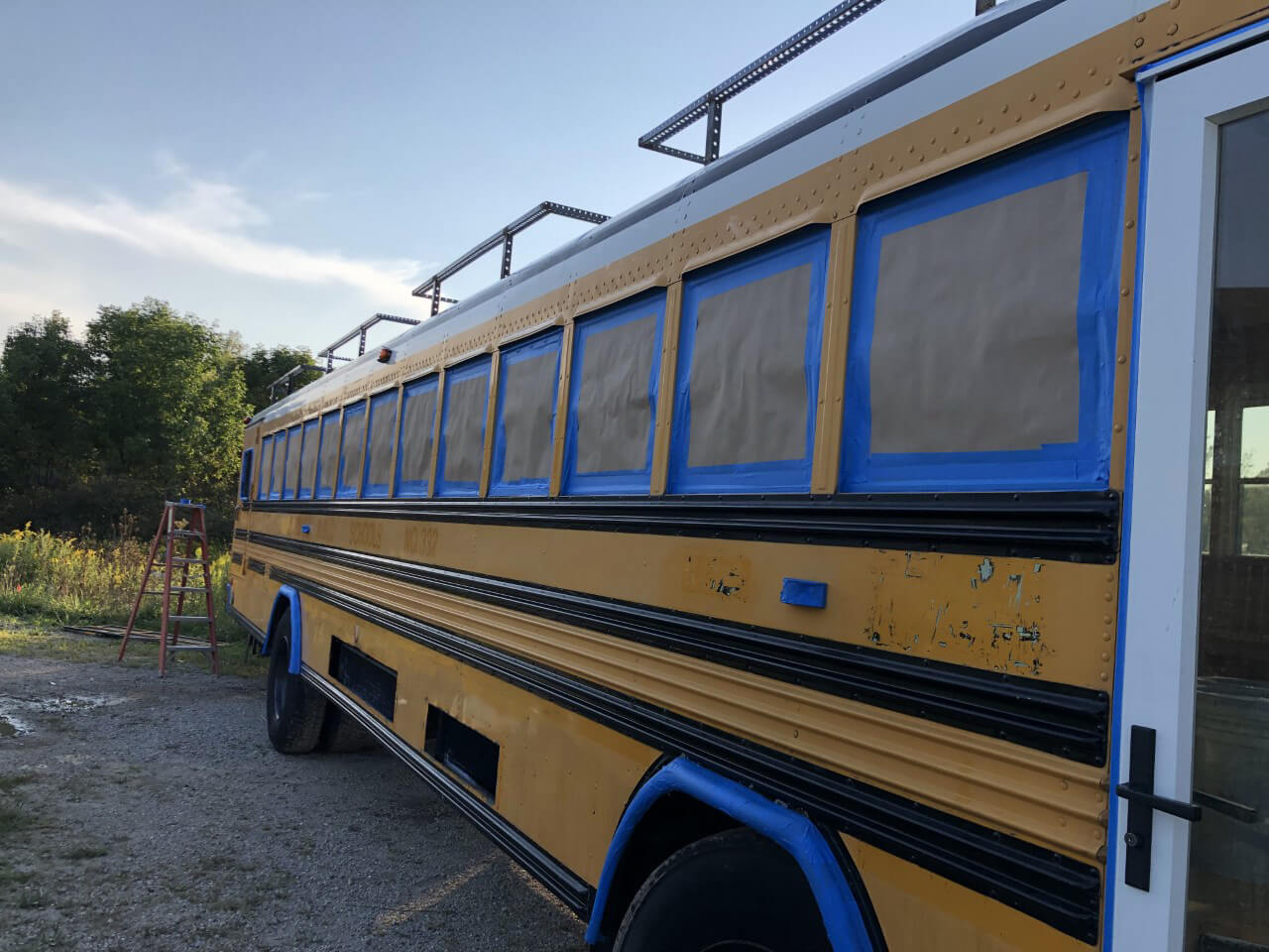 The Roaming Fowler Bus A 2004 Blue Bird All-American - bus conversion photo