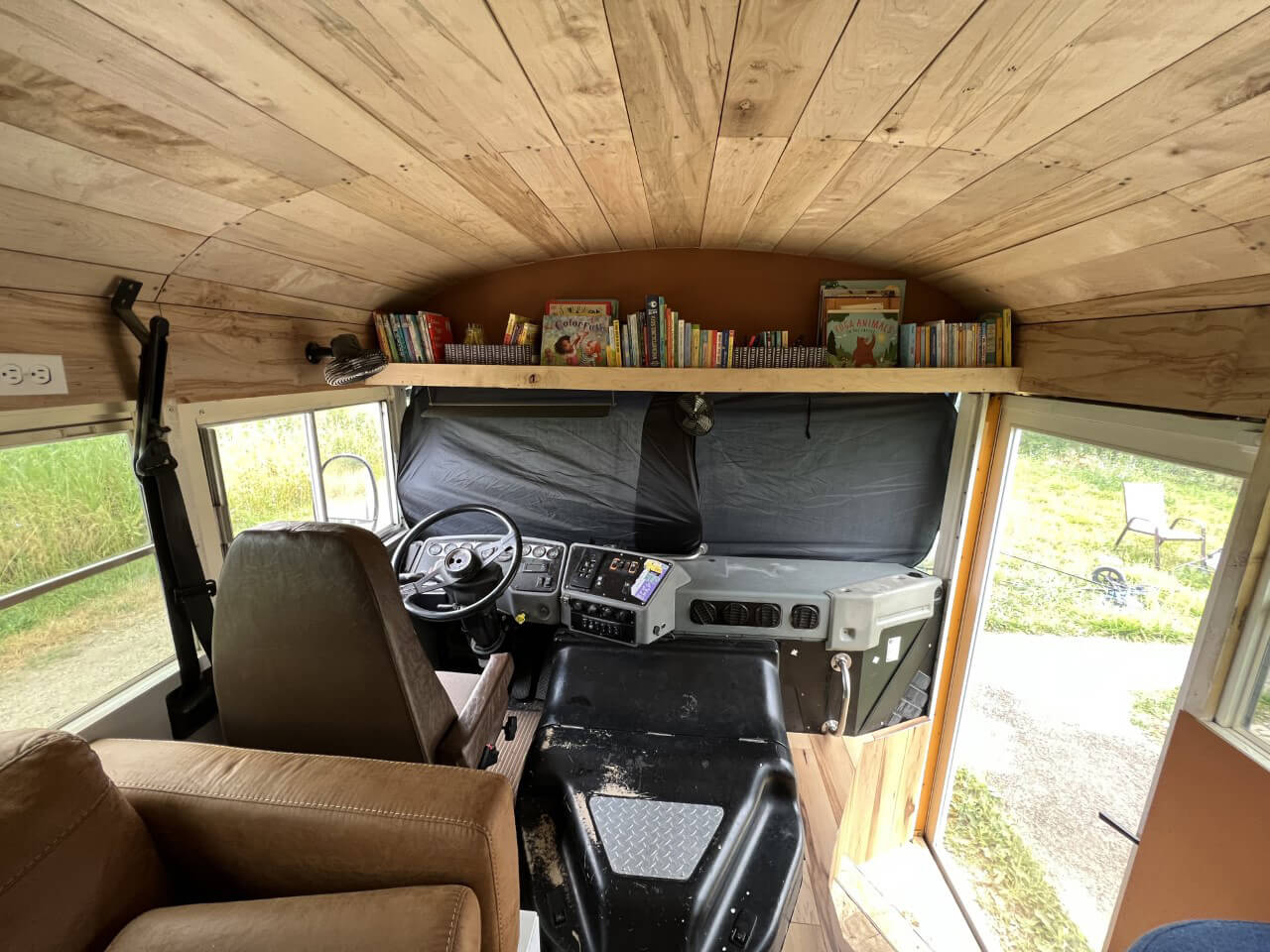The Roaming Fowler Bus A 2004 Blue Bird All-American - bus conversion photo
