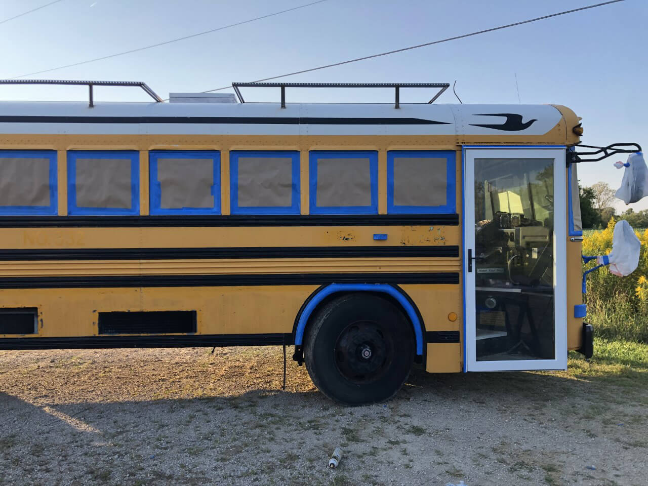 The Roaming Fowler Bus A 2004 Blue Bird All-American - bus conversion photo