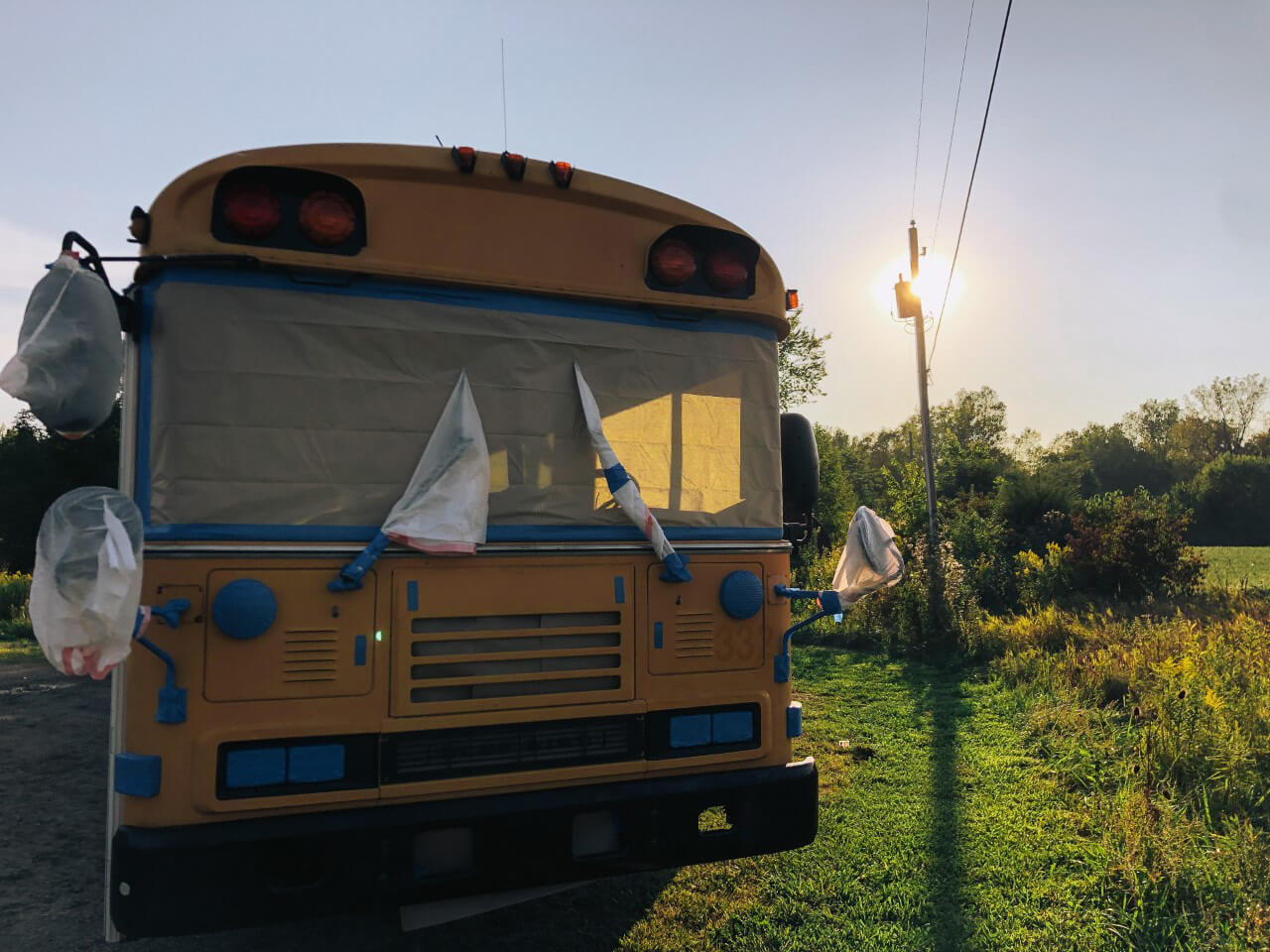 The Roaming Fowler Bus A 2004 Blue Bird All-American - bus conversion photo