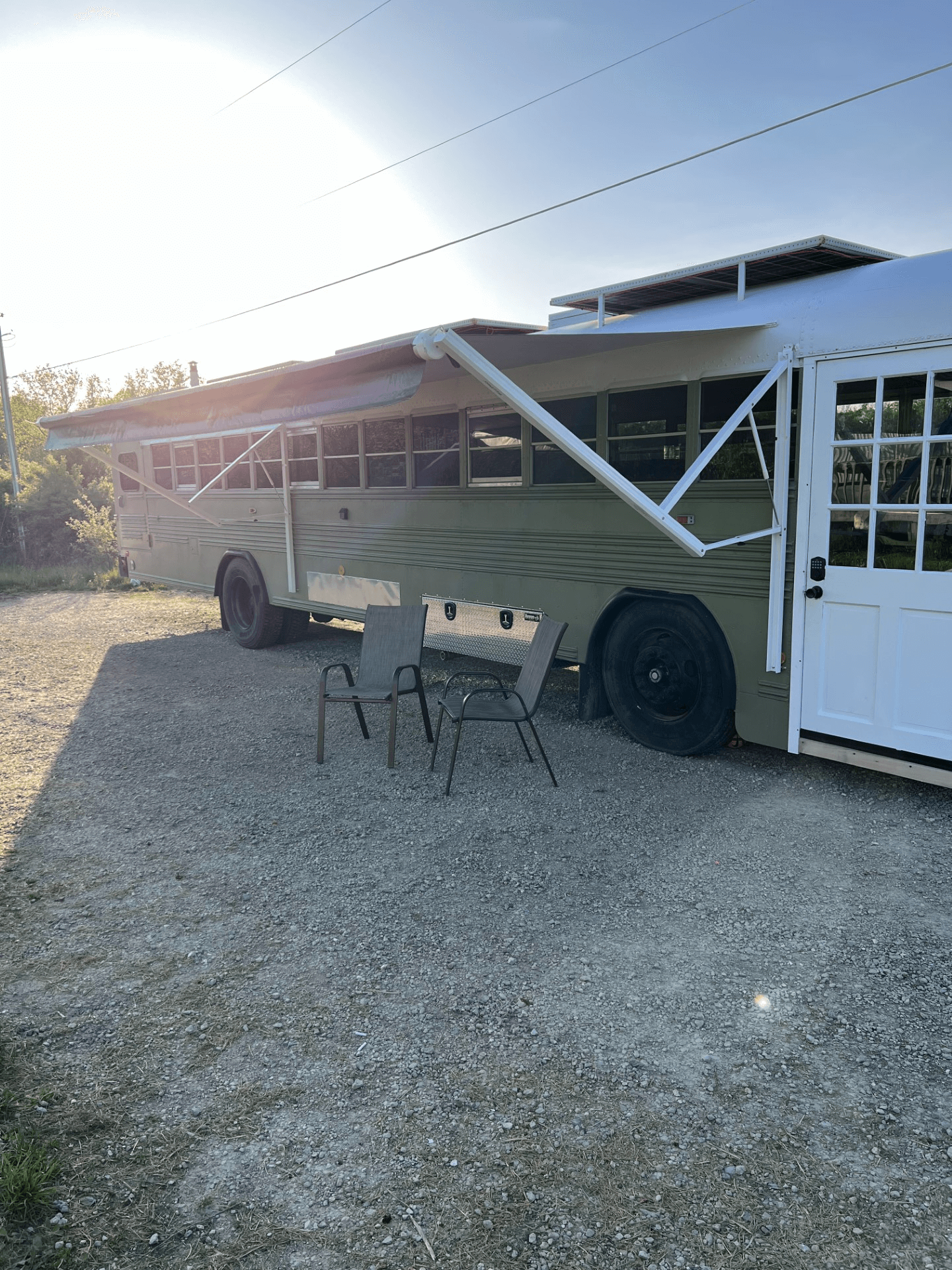 The Roaming Fowler Bus A 2004 Blue Bird All-American - bus conversion photo
