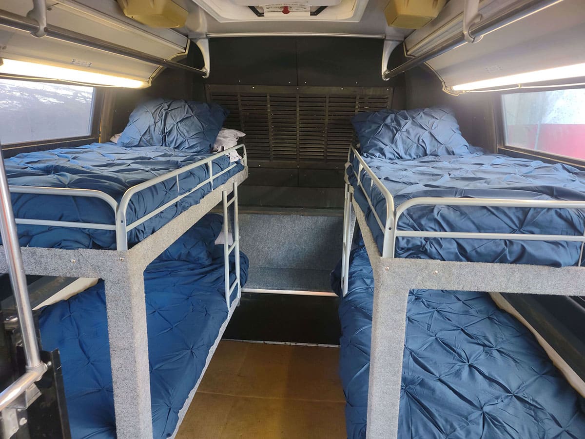 Bunk beds finished.