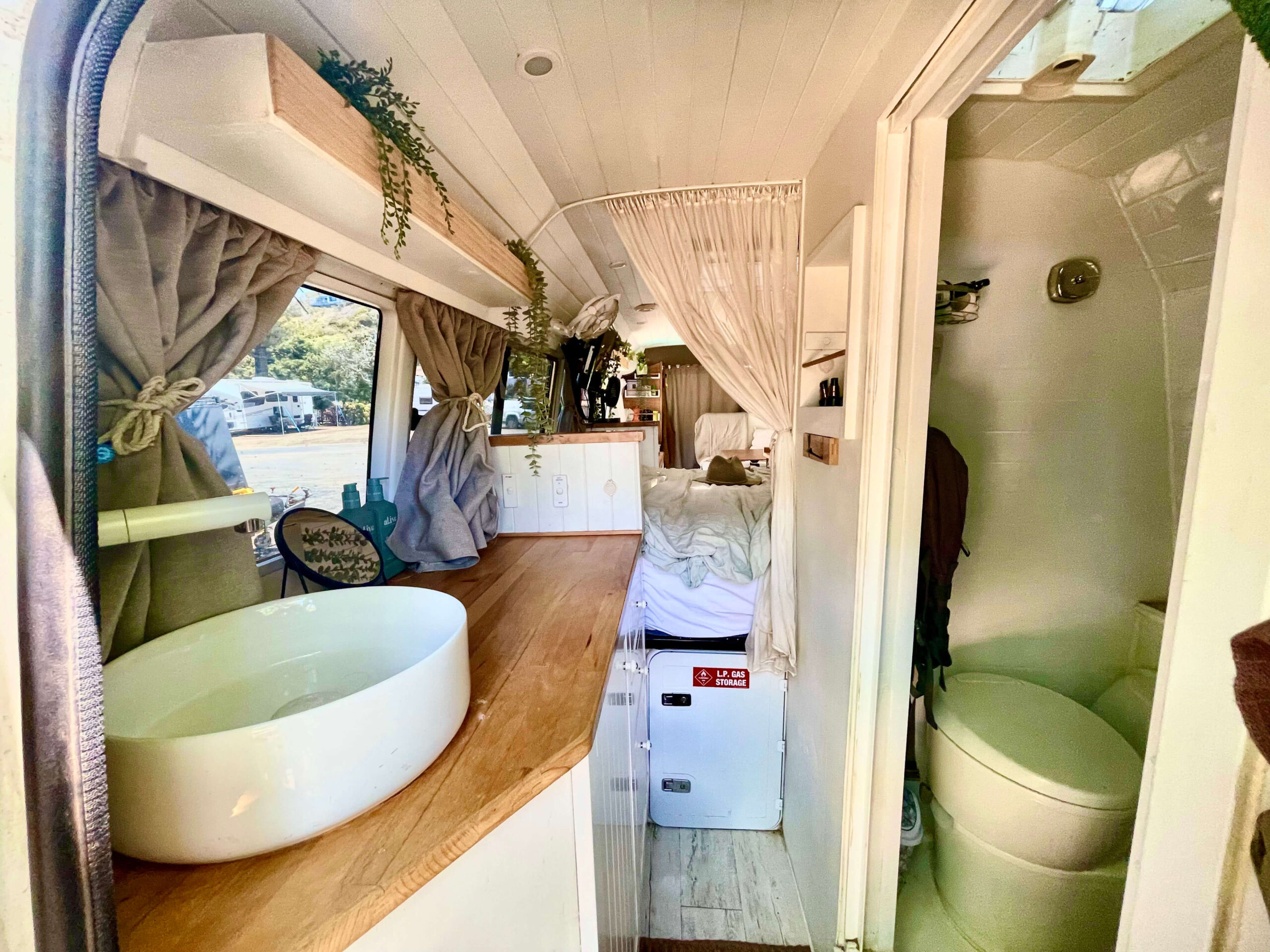 Finding Happiness by Doing What You Love – a Family Converts a Van and Two Buses To Travel Australia - bus conversion photo