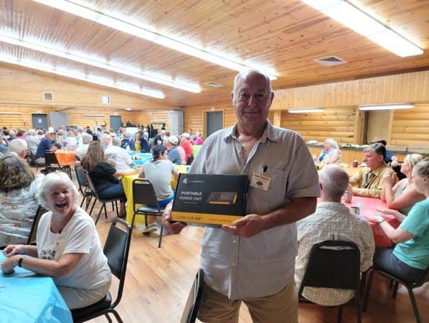 Lion Energy provided a Portable Power Unit for the raffle.