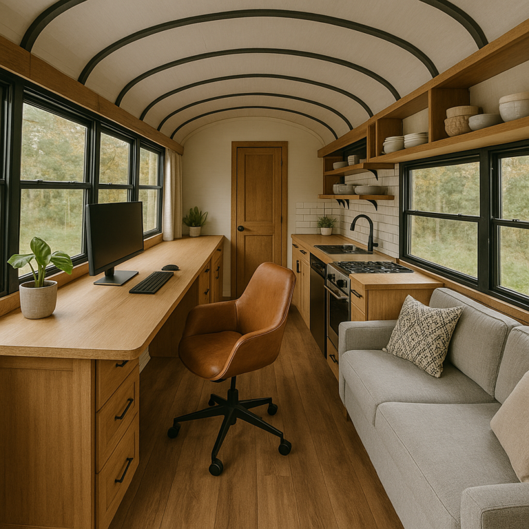 Ready To Build A Home/Office On | Bus Conversion Magazine photo