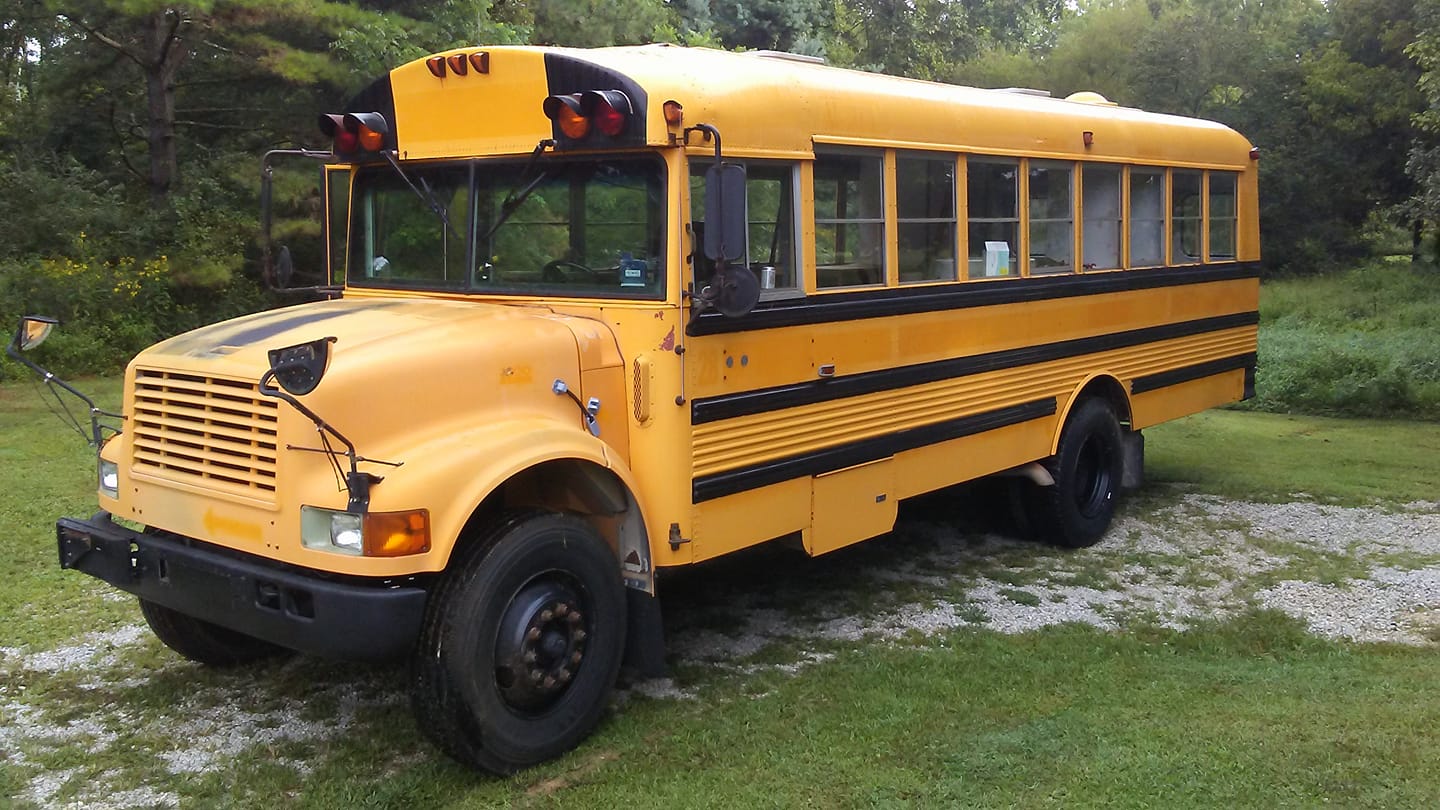 The Bain Bus. A Cozy 30' long, 1998 International Conversion - bus conversion photo