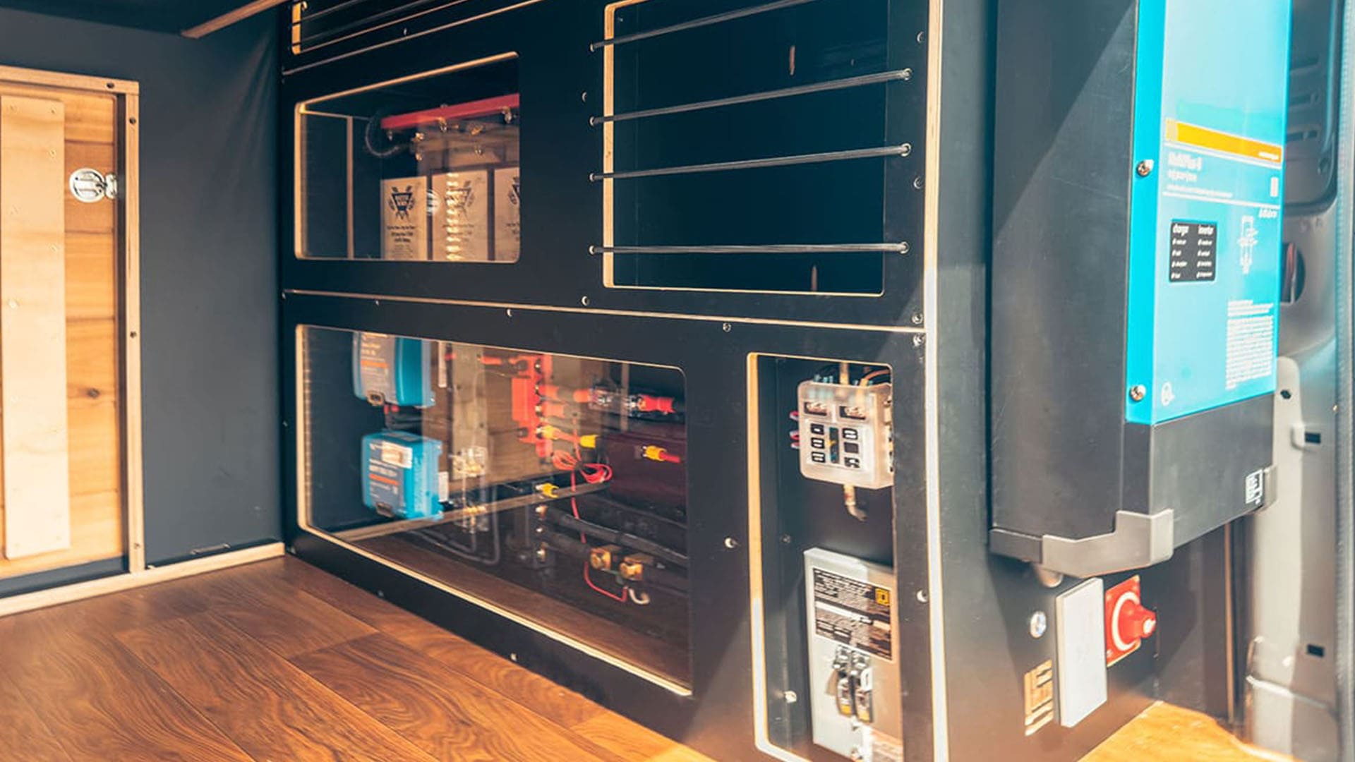 Whitney's power system provides serious off-grid capability.