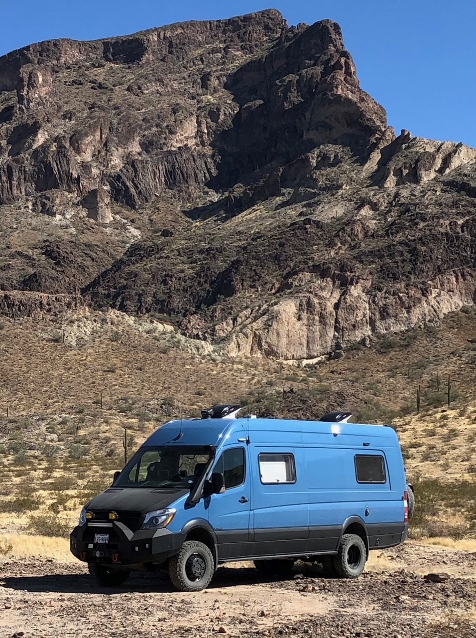Elvie – Our 4x4 Dually Sprinter Van - bus conversion photo