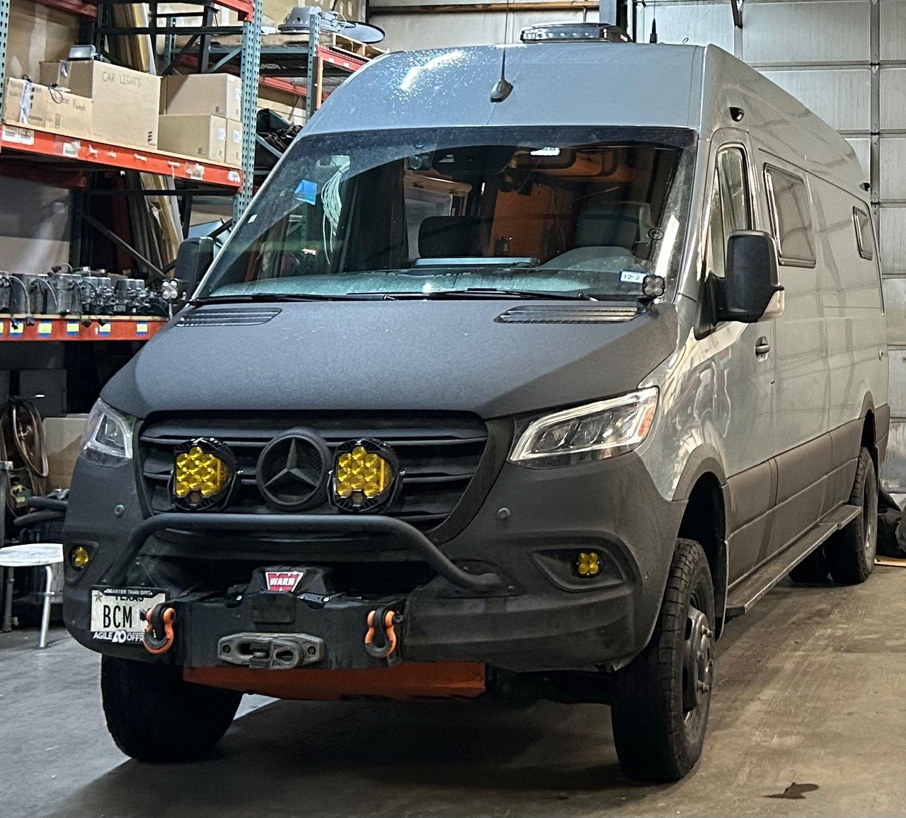 Elvie – Our 4x4 Dually Sprinter Van - bus conversion photo