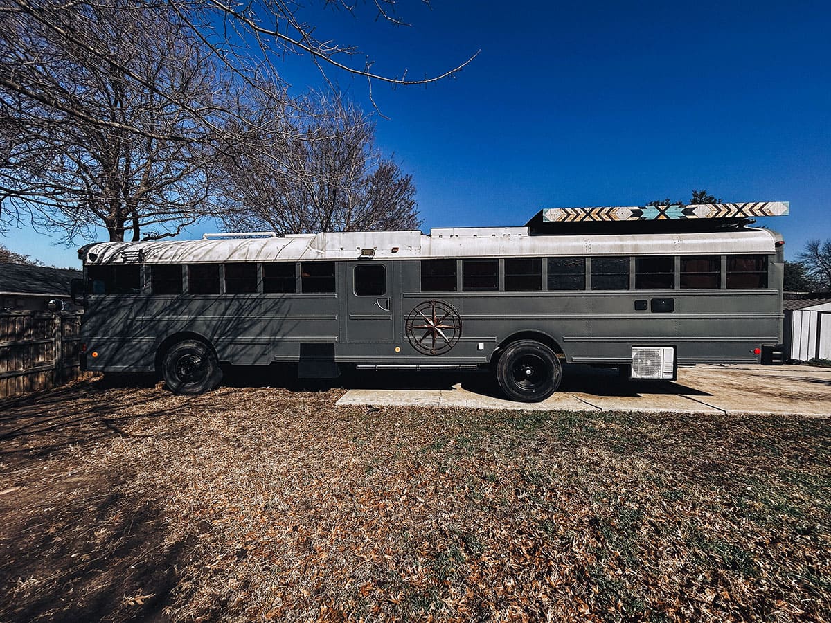 Gus – A 2002 International Skoolie - bus conversion photo