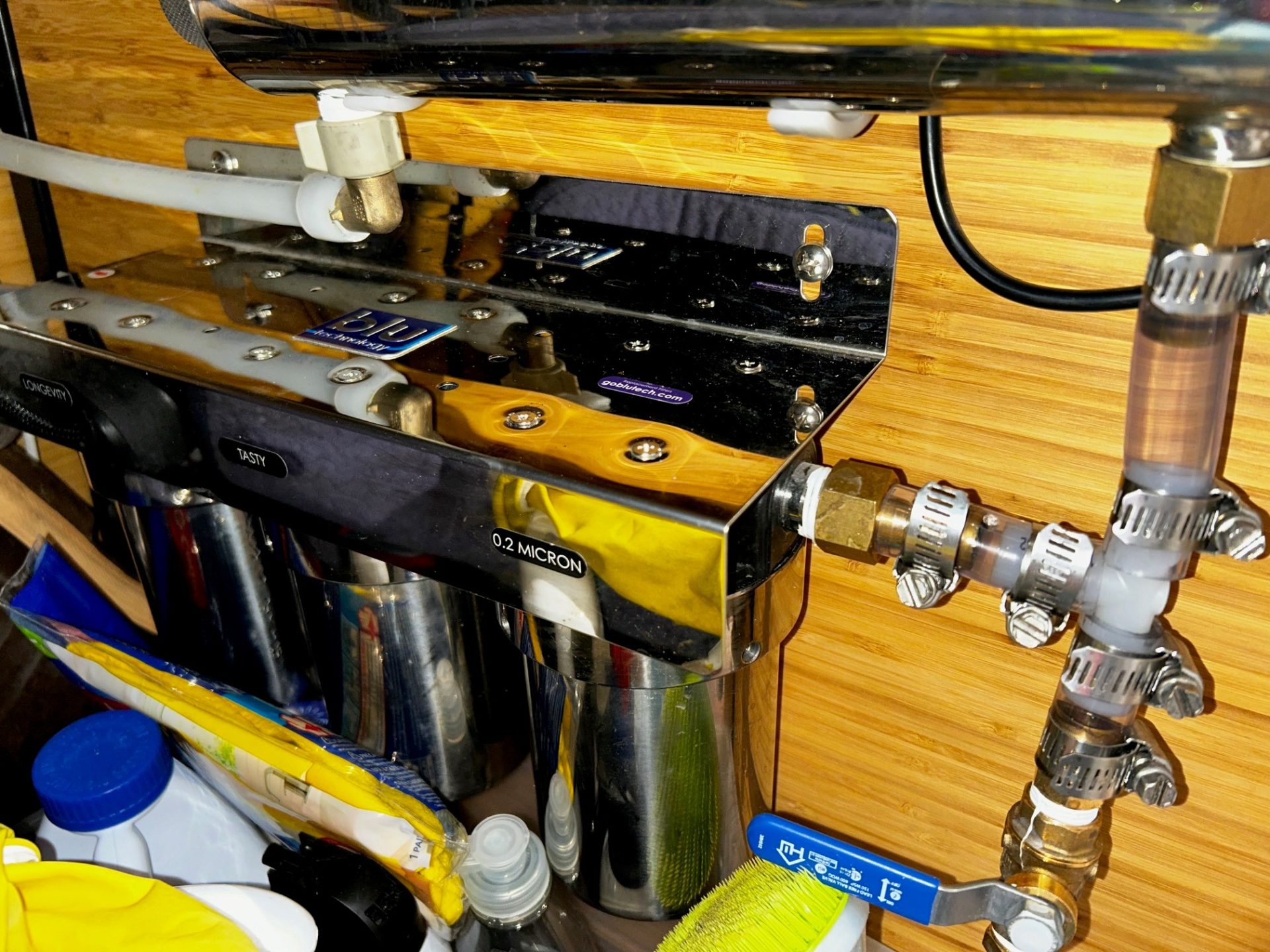 Our water quality system includes triple filters and UV purification.