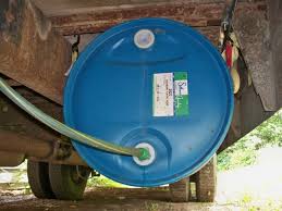 Holding Tanks can be slung under a bus, but they are prone to road debris damage.