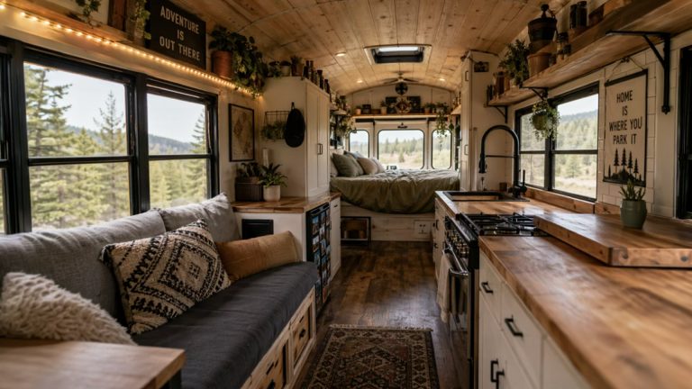 Ultimate Guide Full-time Living Converted | Bus Conversion Magazine photo