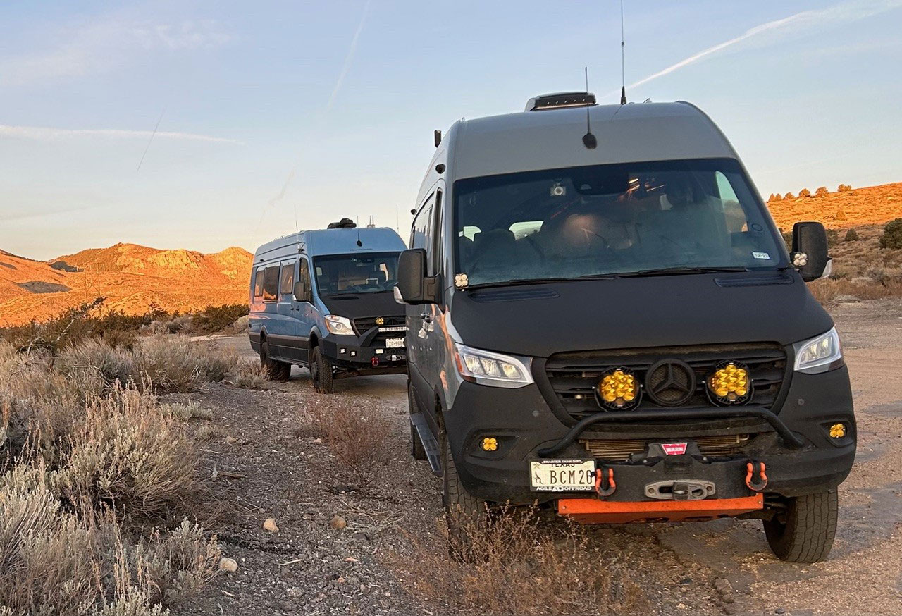 Elvie – Our 4x4 Dually Sprinter Van - bus conversion photo