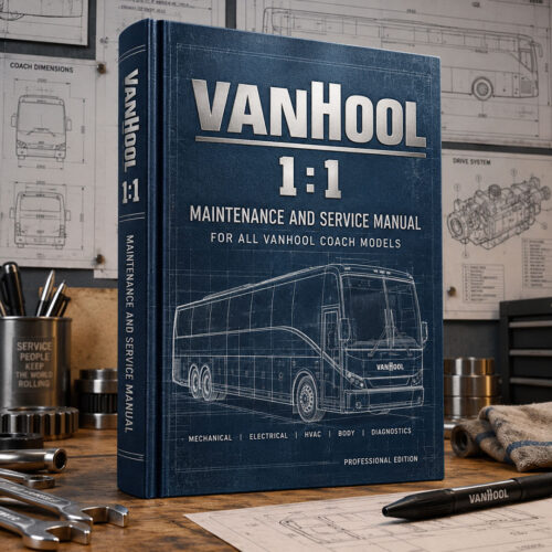 Van Hool T815 Parts Manual (Chassis and Body) & Maintenance Manual. No wiring diagram. - Manuals on CD