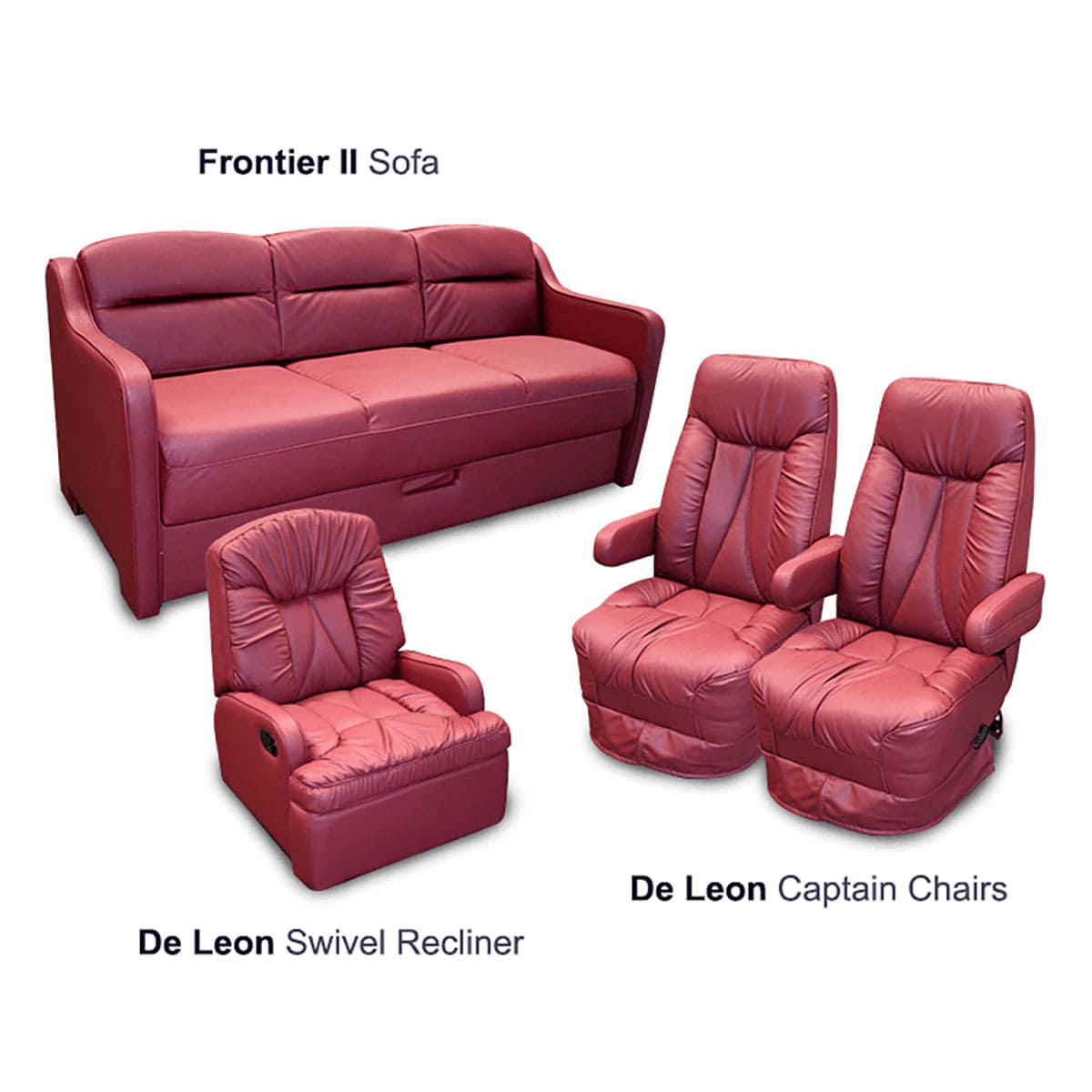 The seats were custom-sized and made from leather with black inlays.