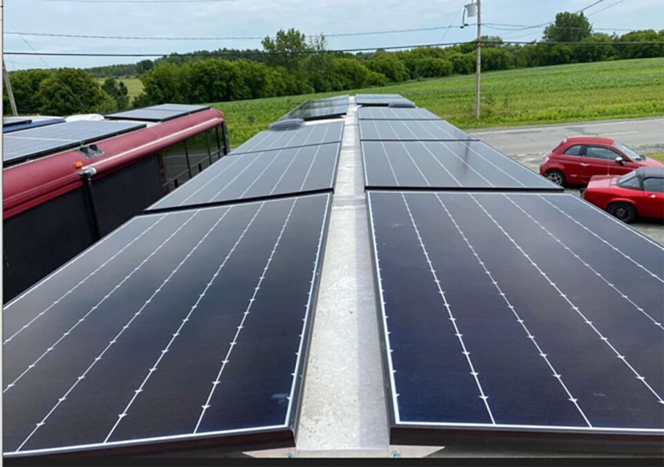 Solar panels allow us to stay longer in boondocking locations.