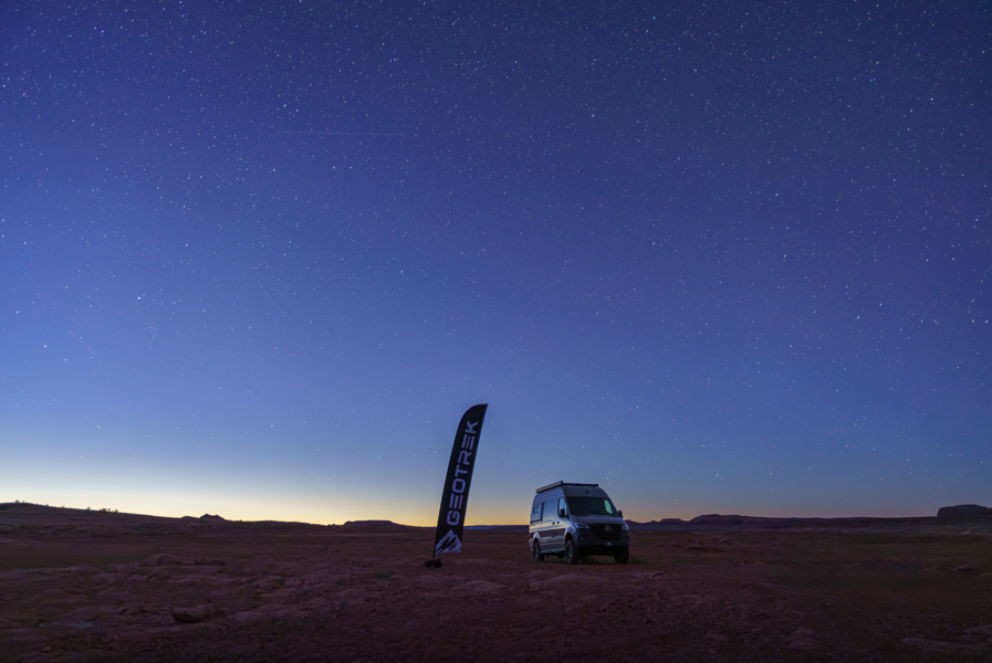 Lake Powell at sunset.