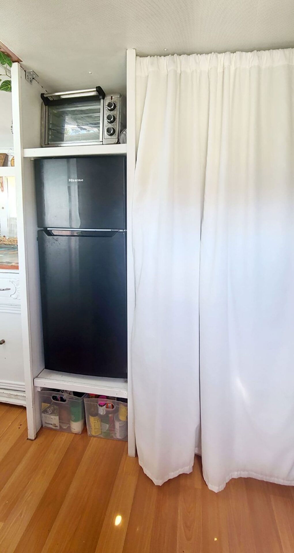 Hallway/kitchen closet.